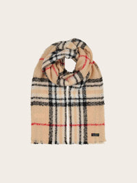 FRAAS SCARF PLAID KNIT SCARF
