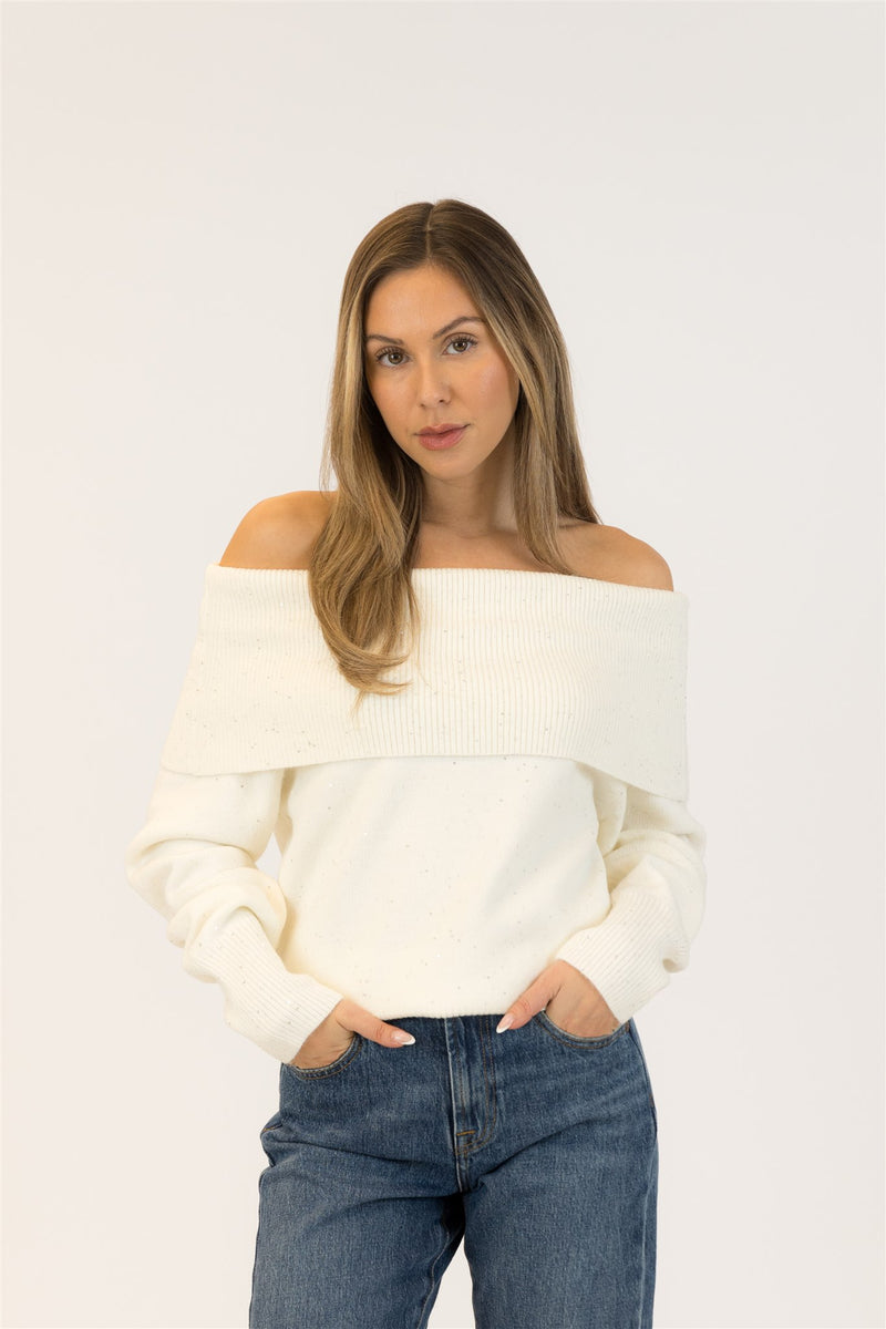LYLA SWEATER OFF SHLDR