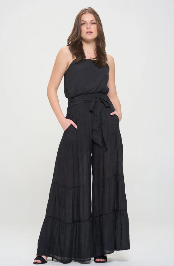 TIERED JUMPSUIT