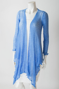 BLUE SKY LONG OPEN FRONT SWEATER