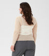 KAFFE CURVE SHEER MESH TOP