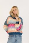 LYLA PULLOVER MULTI CHNKY KNIT
