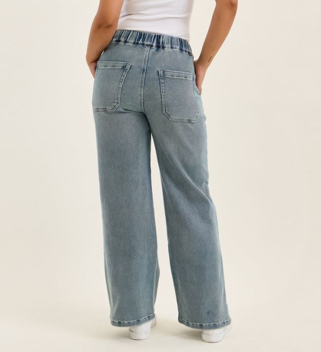 JUDY BLUE HIGH WAIST BAGGY JEANS
