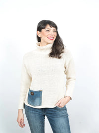 SHANNON KNIT PULLOVER W POCKET
