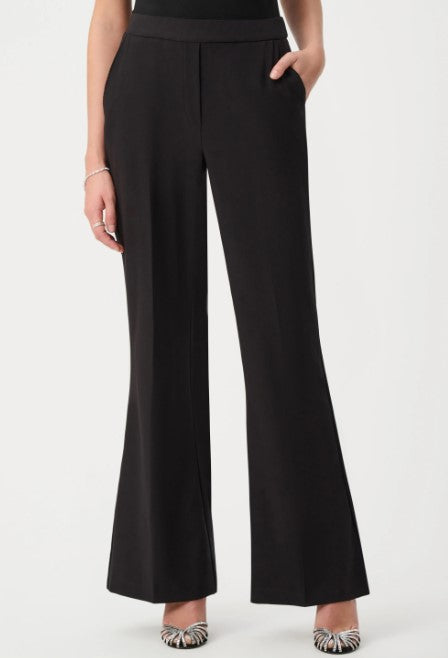 JOSEPH RIBKOFF PANT LUX TWILL FLARED PULL ON