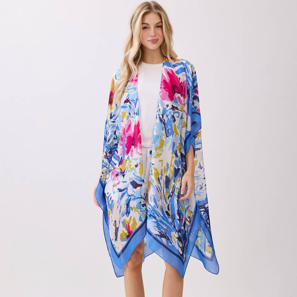 WON KIMONO FLRL PRINT