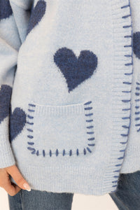LYLA LRG HEART CARDI