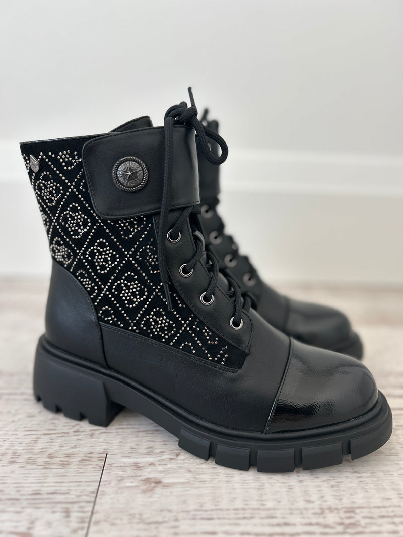 AQUA BOOT COMBAT SPARKLE