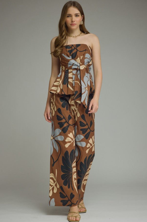 FLORAL PRINT 2PC SET