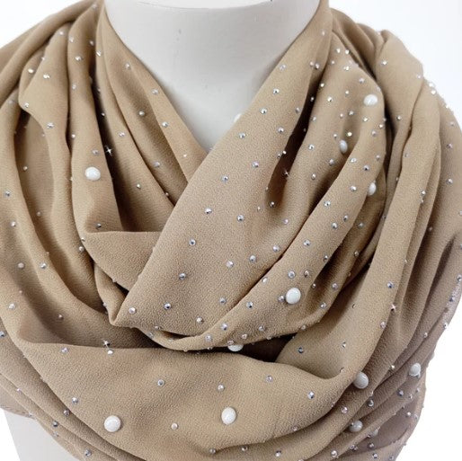 JACQUELINE KENT PEARL & SPARKLE SCARF