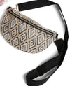 DIAMOND PATTERN BELT BAG