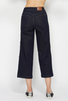 JUDY BLUE CROPPED JEANS WITH BRAID DETAIL