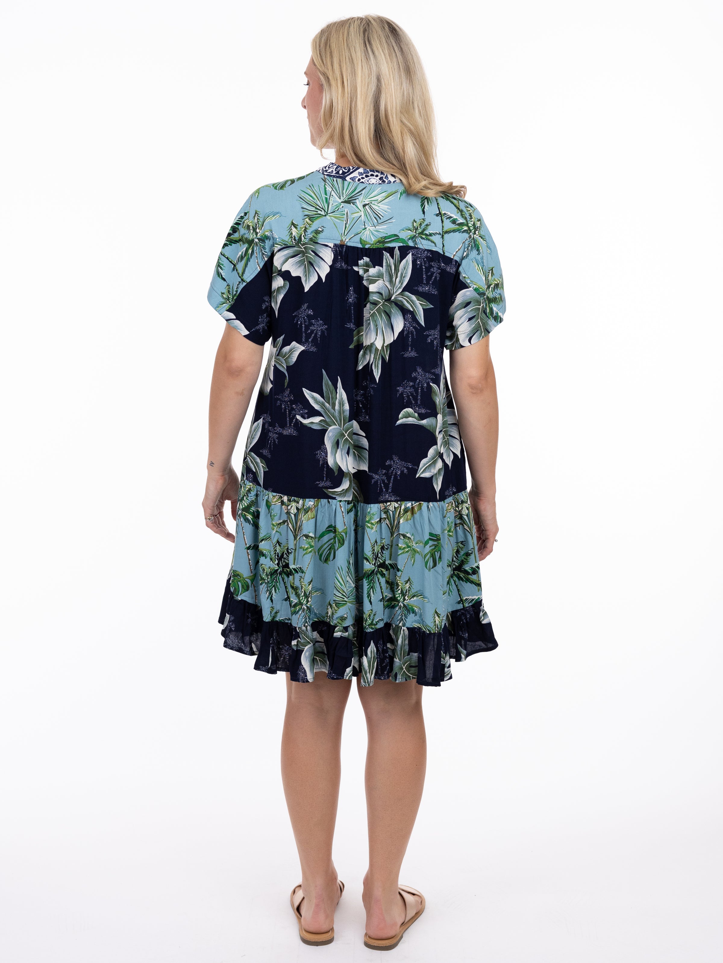 SHANNON DRESS FLWY SHRT SLV