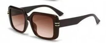 PIC SUNGLASSES RECTANGLE GOLD DETAIL