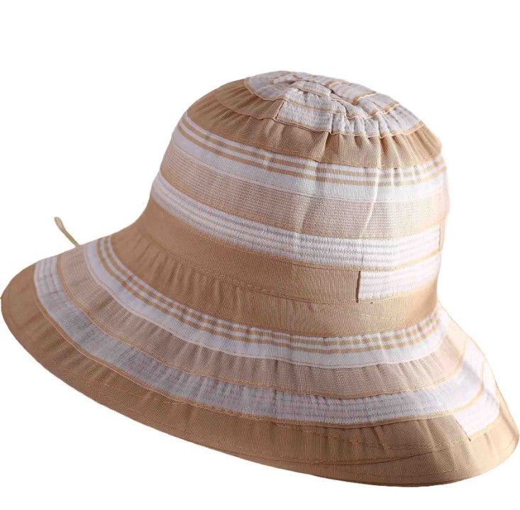 CASUAL PATCHWORK BUCKET HAT