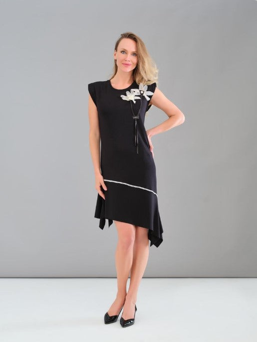 TRICOTTO 3D FLOWER DRESS