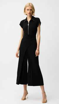 RIBKO JUMPSUIT GLD ZIPPER