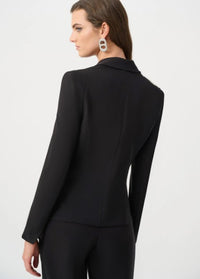 JOSEPH RIBKOFF BLAZER LUX TWILL RHINESTONE APPLIQUE
