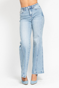 JUDY BLUE JEANS HIGH WAISTED WITH SEAM DETAIL