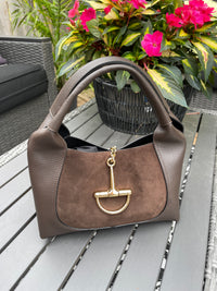ITALIAN LEATHER BIT HARDWARE BAG