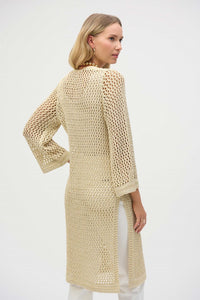 RIBKO COVERUP OPEN STITCH KNIT