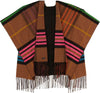 FRAAS PONCHO PLAID MULTI