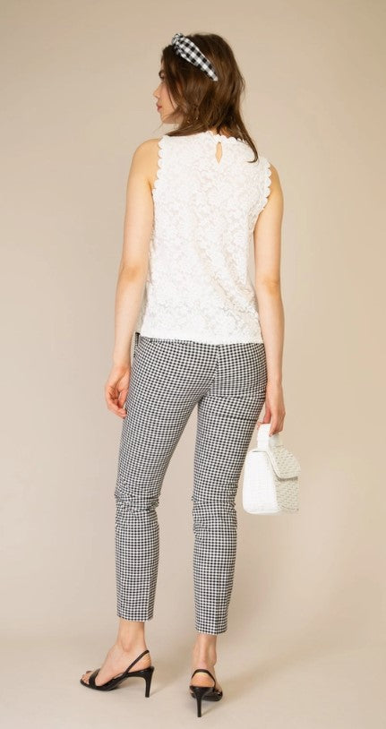 SLEEVELESS LACE TANK