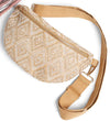 DIAMOND PATTERN BELT BAG