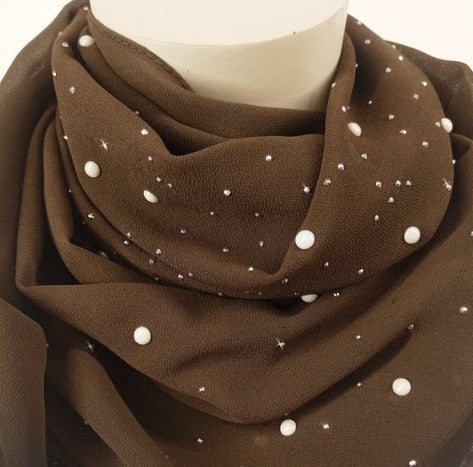 JACQUELINE KENT PEARL & SPARKLE SCARF