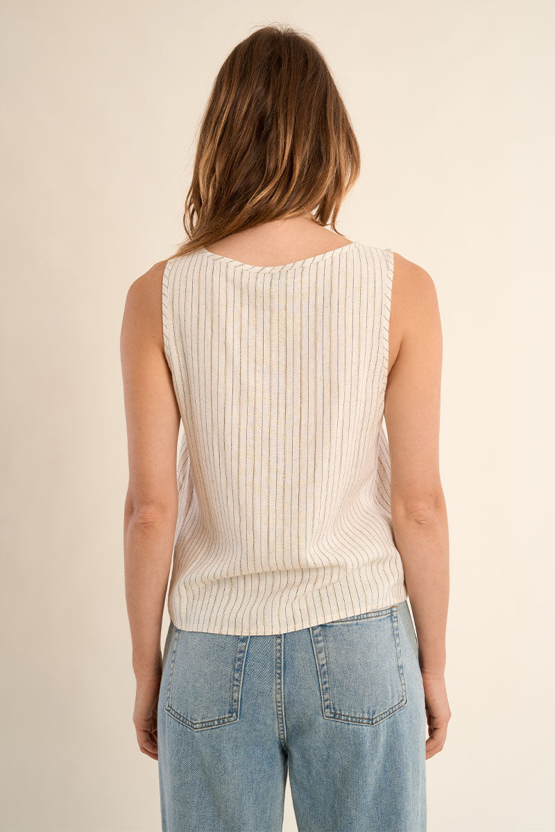 MOLLY TANK FLARE ROUND NECK
