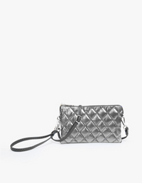 JEN & CO. CROSSBODY QUILTED WRISTLET