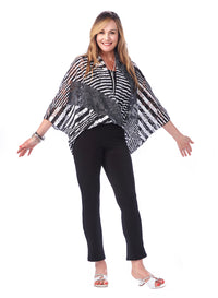 RAPZ CHIFFON CROSSOVER TOP