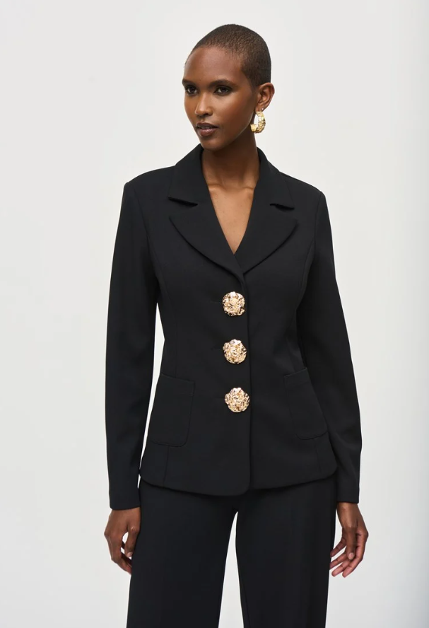 JOSEPH RIBKOFF SCUBA CREPE BLAZER