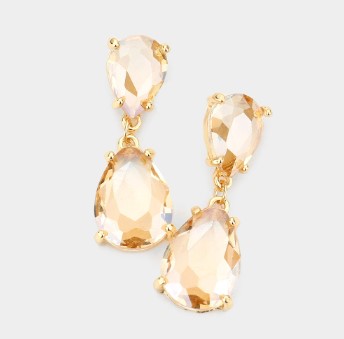 WONA EARR DBL TEARDROP LINK