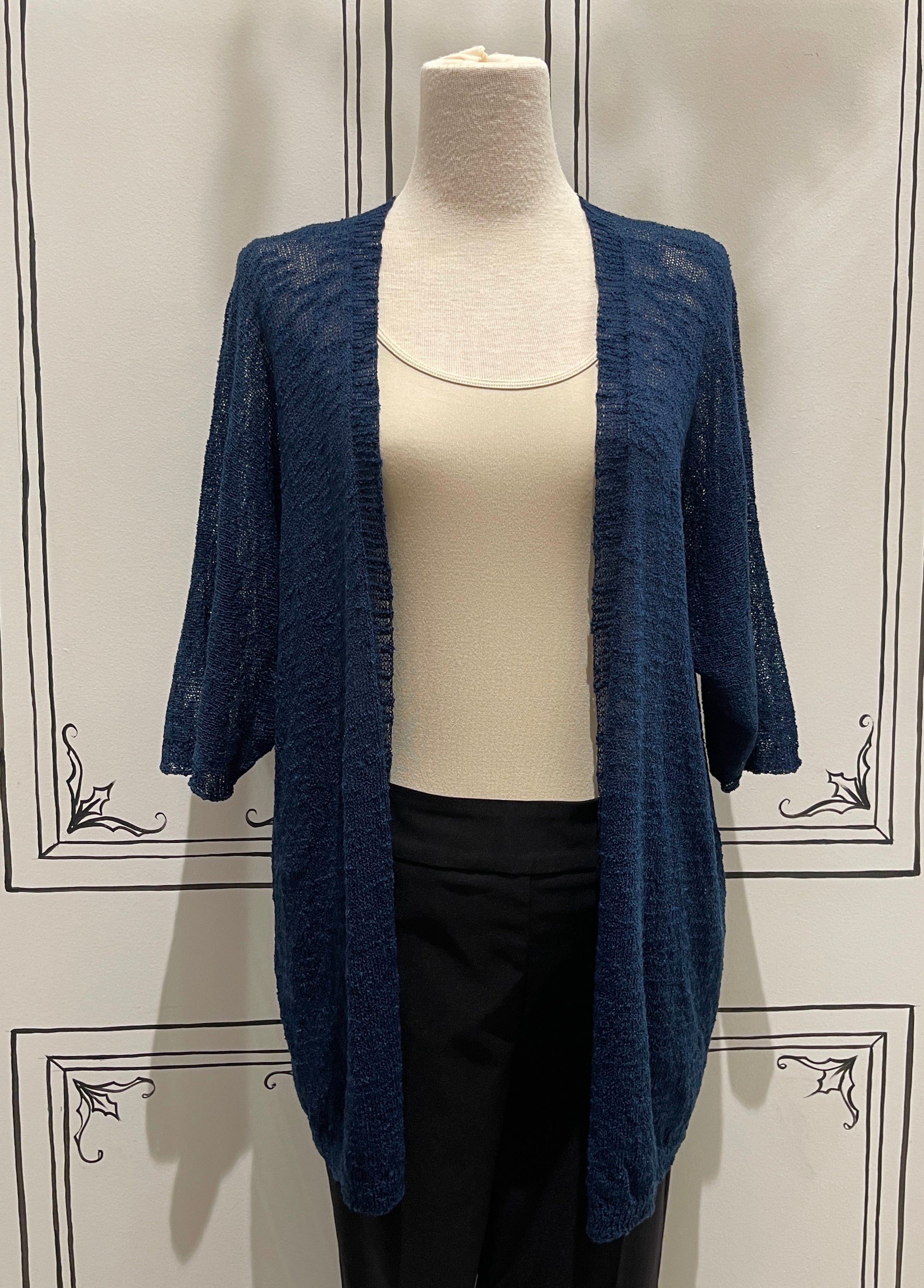 LIGHT WEIGHT OPEN FRONT CARDIGAN