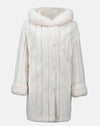 JOSEPH RIBKOFF FAUX FUR REVERSIBLE JACKET
