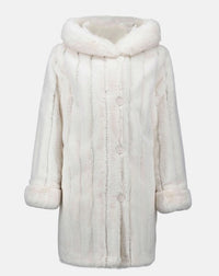 JOSEPH RIBKOFF FAUX FUR REVERSIBLE JACKET