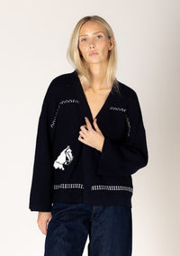 LYLA SWEATER HORSE PRINT