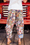 MARKET PANTS CROPPED ARTIST LINEN