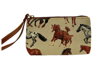 TAPESTRY WRISTLET BAG