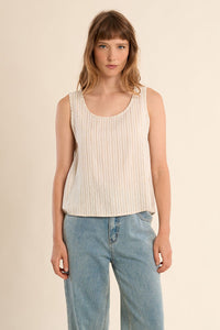 MOLLY TANK FLARE ROUND NECK