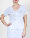 ANGELA MARA BUTTERFLY TEE