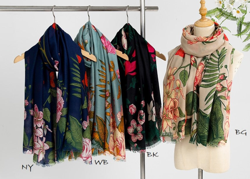 PIC SCARF SUMMER TROPICAL