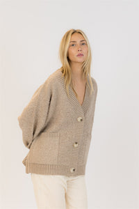 LYLA SWEATER CARDIGAN CHNKY KNIT