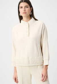 JOSEPH RIBKOFF TOP SCUBA JERSEY FUNNEL NECK