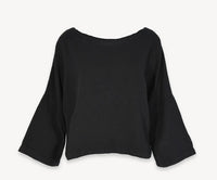 POKO TOP CROP BELL SLEEVE
