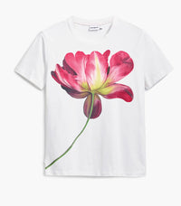 DESIGUAL FLOWER PRINT TEE