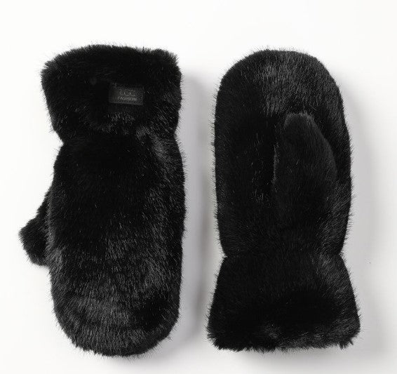 WELL GLOVE MITTEN FAUX FUR