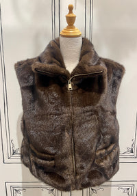 FAUX FUR VEST