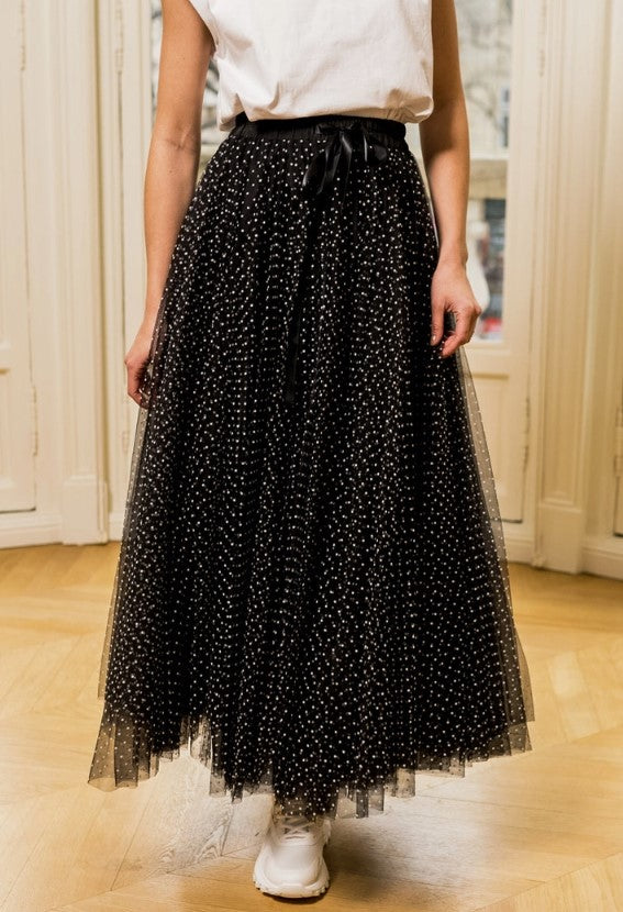 PLUMETIS TULLE SKIRT